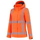 Tricorp Safety RWS Revisible Jassen 403702 softshell RWS dames HiVis winddicht waterafstotend fluo oranje(fluororange)