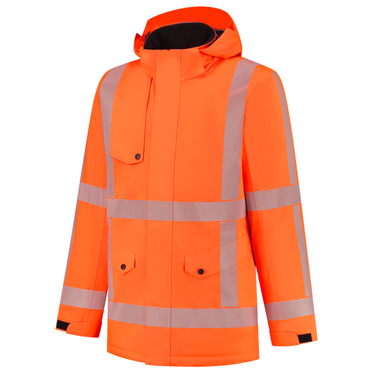 Tricorp Revisible Jassen 403703 parka RWS HiVis winddicht waterdicht fluo oranje(fluororange)