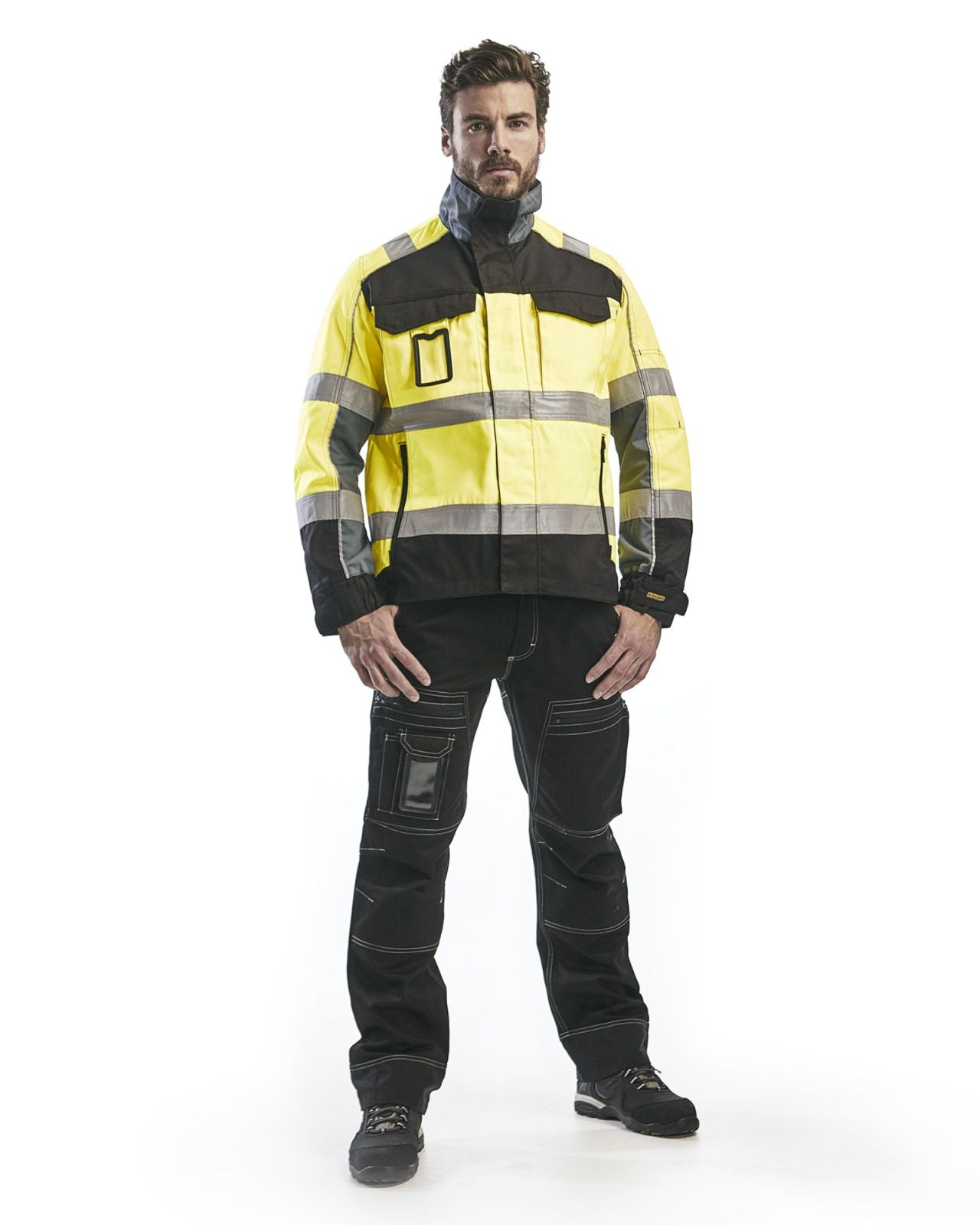 Blaklader Jassen 40511811 HiVis geel-zwart(3399)
