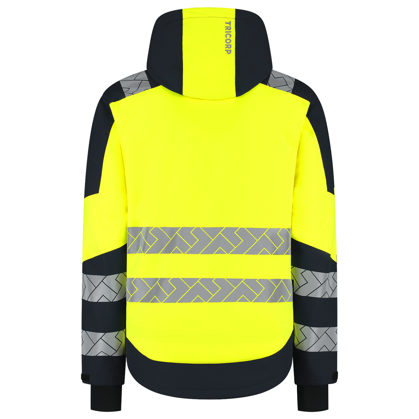 Tricorp Workwear High Vis Redefined Winterjas 406107 Ripstop HiVis fluo geel-inktblauw(fluoryellowink)