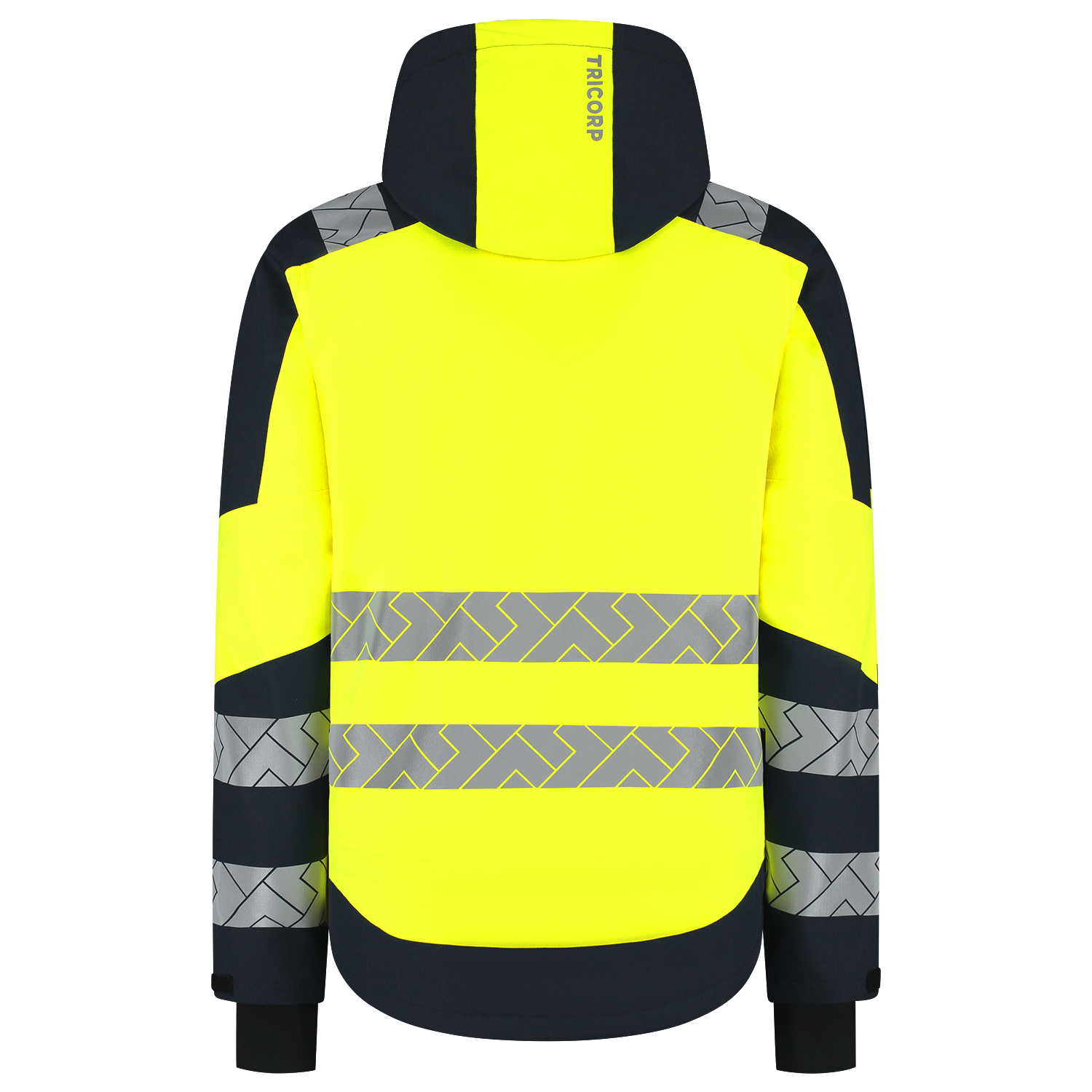 Tricorp Workwear High Vis Redefined Winterjas 406107 Ripstop HiVis fluo geel-inktblauw(fluoryellowink)