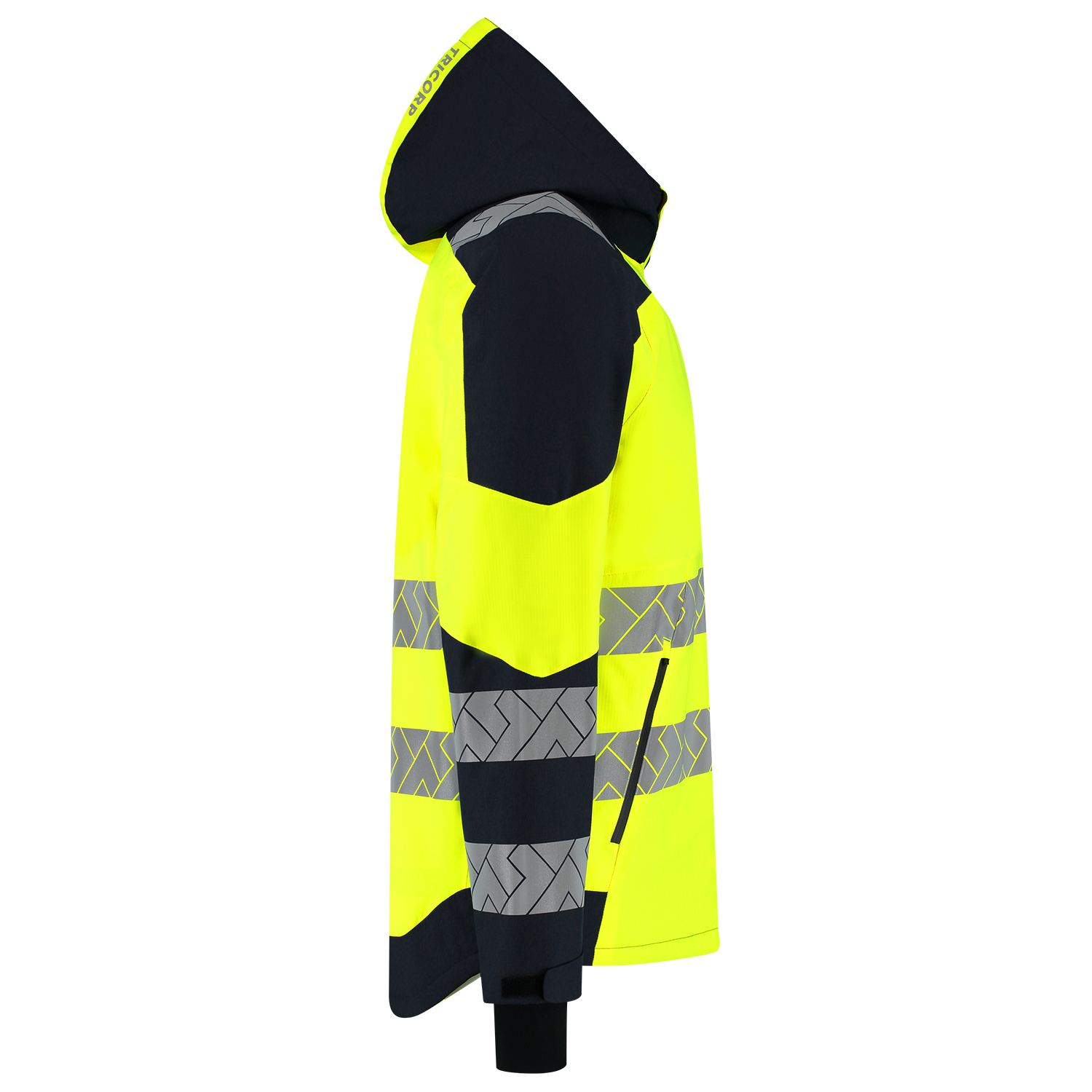 Tricorp Workwear High Vis Redefined Winterjas 406107 Ripstop HiVis fluo geel-inktblauw(fluoryellowink)