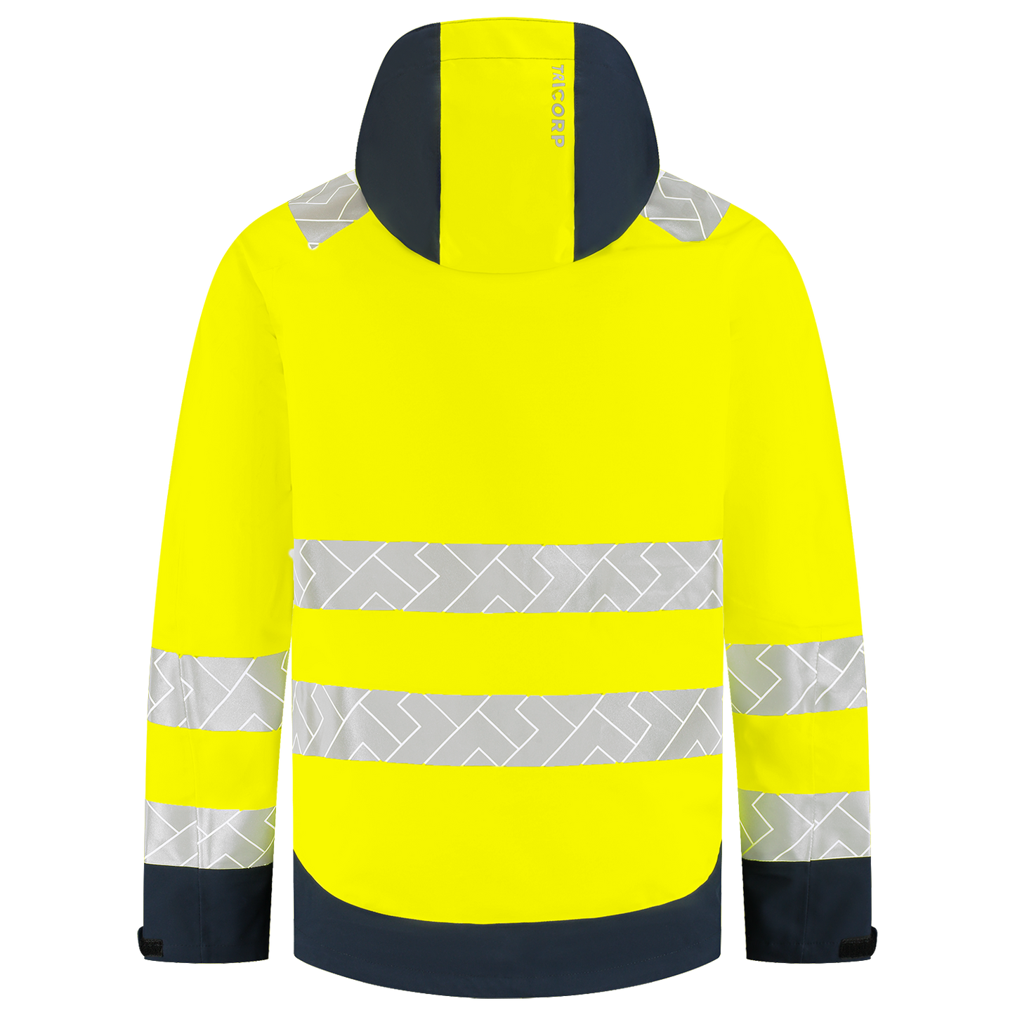 Tricorp Workwear High Vis Redefined Regenjas 406108 Techshell HiVis fluo geel-inktblauw(fluoryellowink)