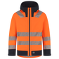 Tricorp Workwear High Vis Redefined Regenjas 406108 Techshell HiVis fluo oranje-inktblauw(fluororangeink)