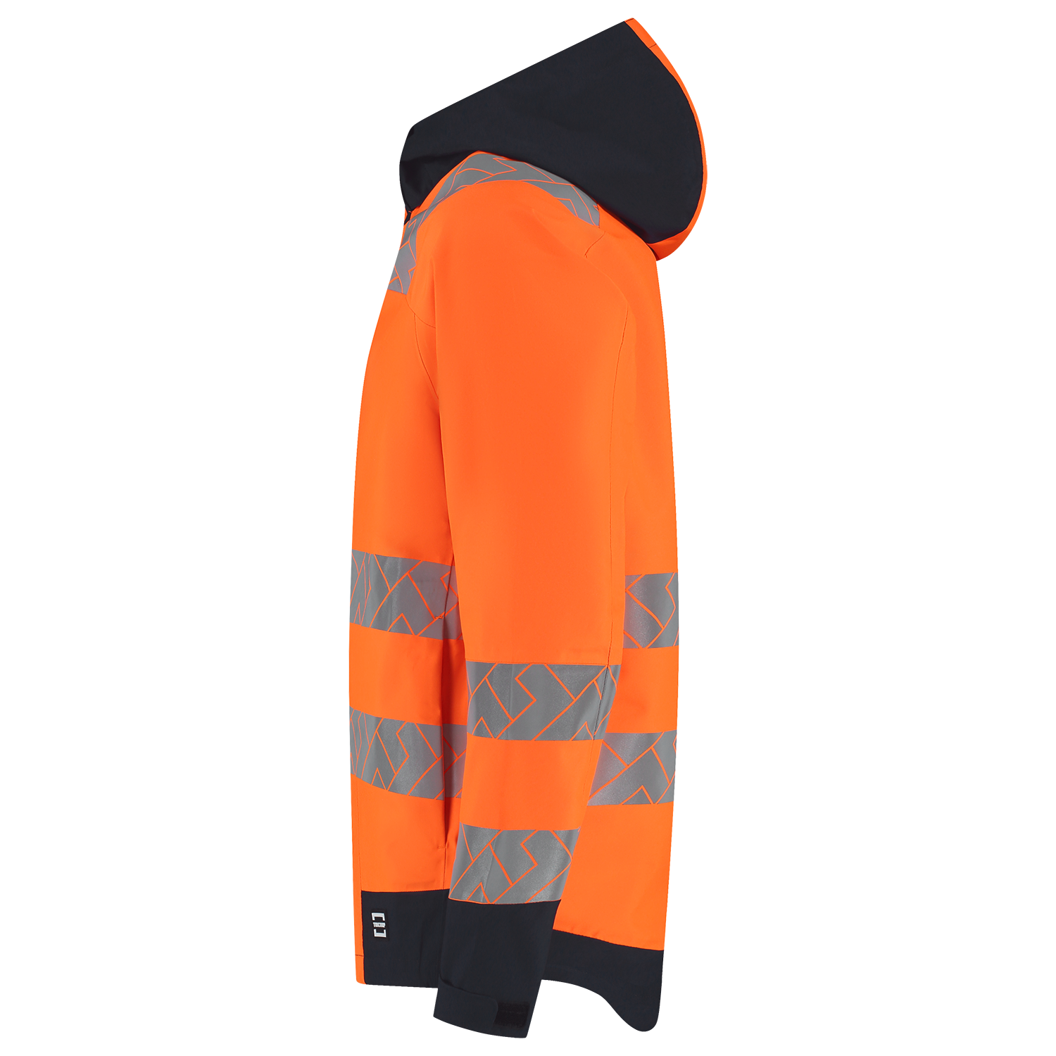 Tricorp Workwear High Vis Redefined Regenjas 406108 Techshell HiVis fluo oranje-inktblauw(fluororangeink)