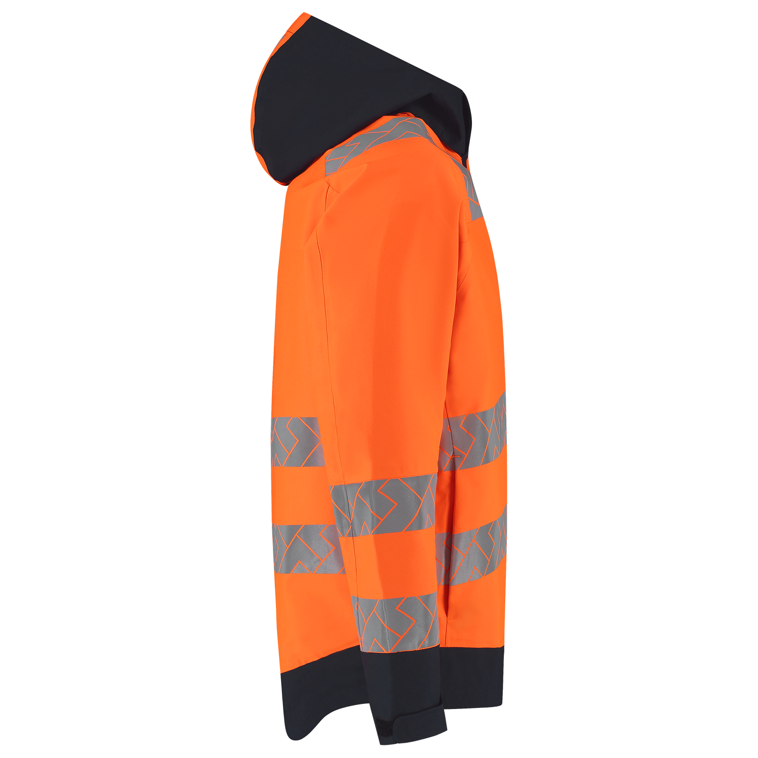 Tricorp Workwear High Vis Redefined Regenjas 406108 Techshell HiVis fluo oranje-inktblauw(fluororangeink)