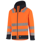 Tricorp Workwear High Vis Redefined Regenjas 406108 Techshell HiVis fluo oranje-inktblauw(fluororangeink)