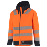 Tricorp Workwear High Vis Redefined Regenjas 406108 Techshell HiVis fluo oranje-inktblauw(fluororangeink)