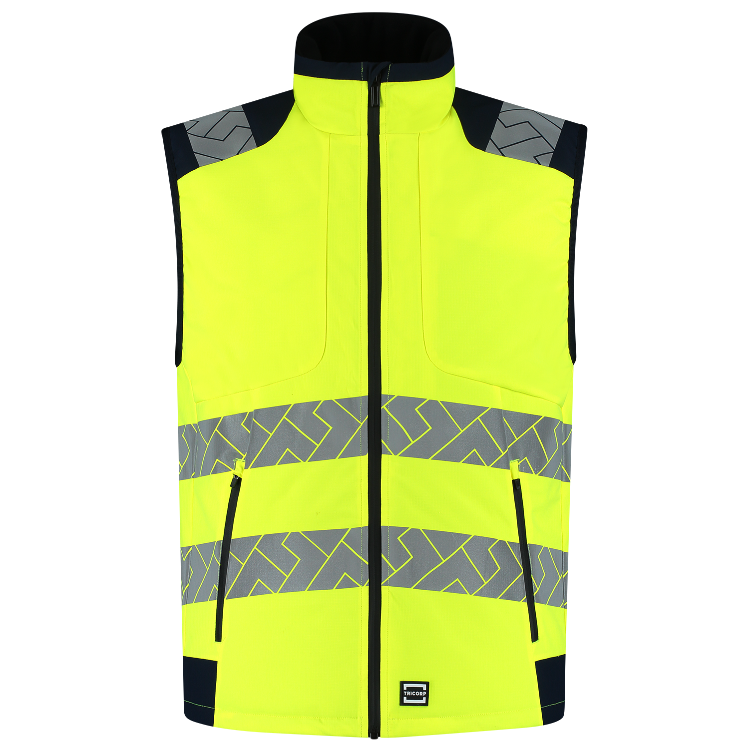 Tricorp Workwear High Vis Redefined Bodywarmers 406110 HiVis fluo geel-inktblauw(fluoryellowink)