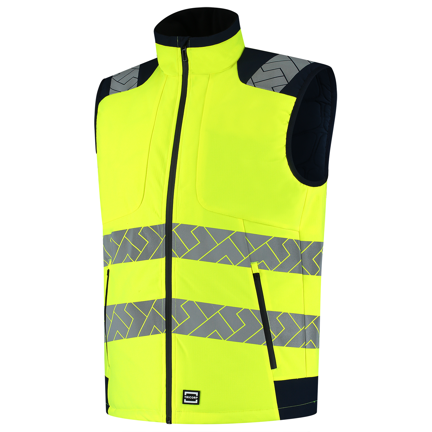Tricorp Workwear High Vis Redefined Bodywarmers 406110 HiVis fluo geel-inktblauw(fluoryellowink)