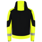 Tricorp Workwear Reflective Redefined Jassen 406111 Softshell Capuchon HiVis zwart-fluo geel(blackfluoryellow)