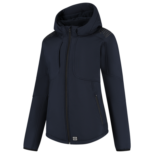 Tricorp Workwear Unicolor Redefined Jassen 406113 Softshell Capuchon Luxe Dames inktblauw(ink)