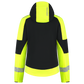 Tricorp Workwear Reflective Redefined Jassen 406115 Softshell Capuchon Dames HiVis zwart-fluo geel(blackfluoryellow)