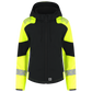 Tricorp Workwear Reflective Redefined Jassen 406115 Softshell Capuchon Dames HiVis zwart-fluo geel(blackfluoryellow)