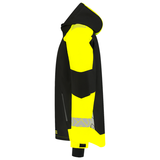 Tricorp Workwear Reflective Redefined Winterjas 406117 Ripstop zwart-fluo geel(blackfluoryellow)