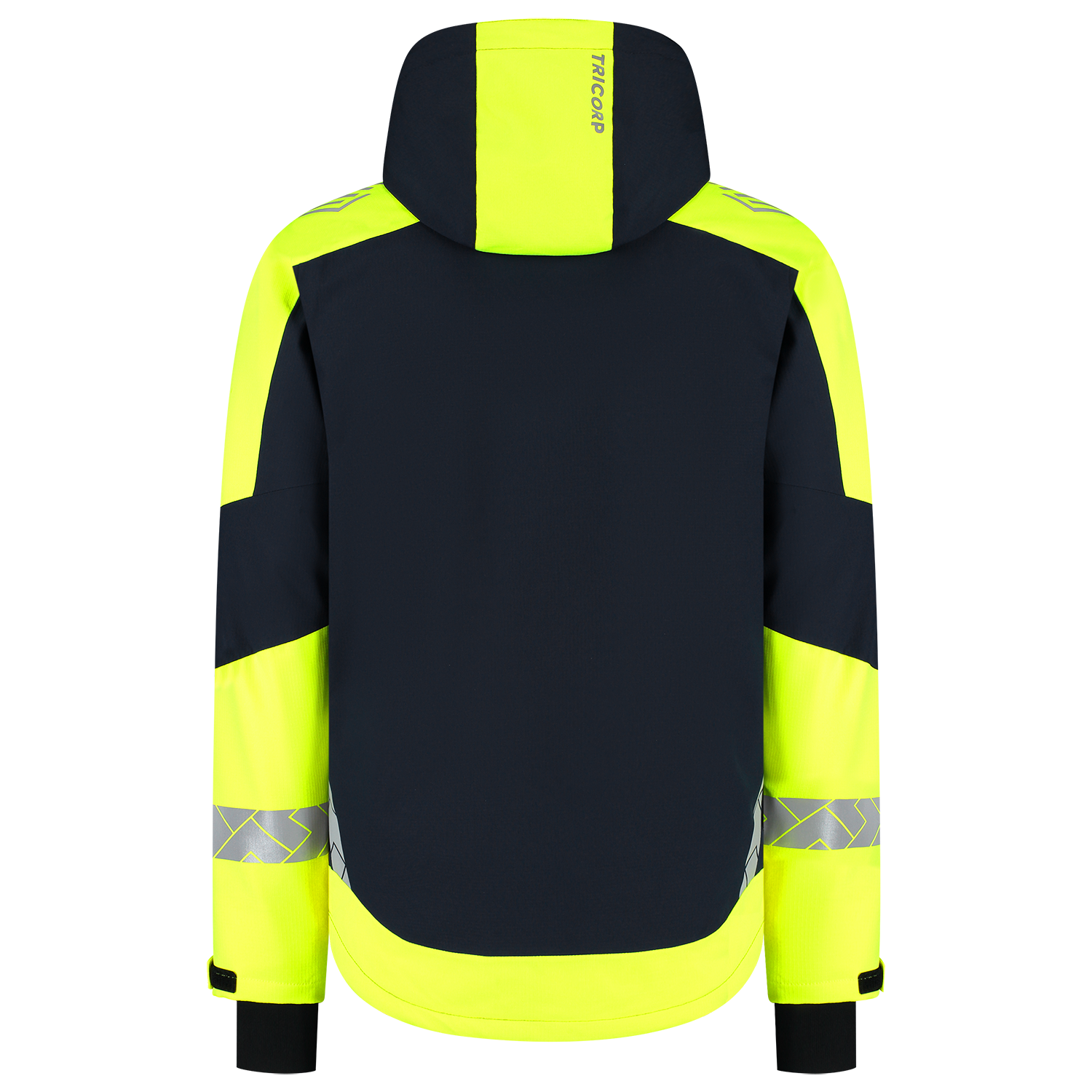 Tricorp Workwear Reflective Redefined Winterjas 406117 Ripstop inktblauw-fluo geel(inkfluoryellow)