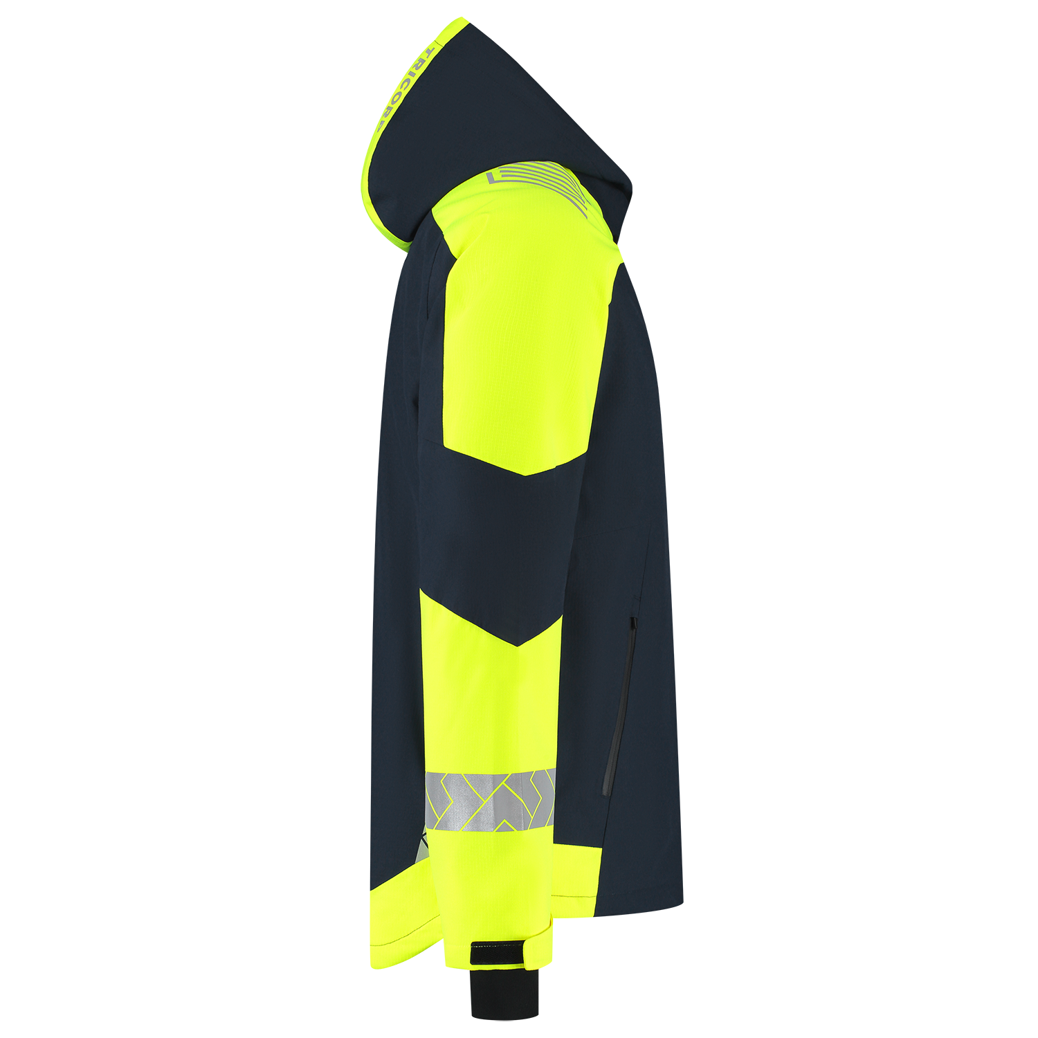 Tricorp Workwear Reflective Redefined Winterjas 406117 Ripstop inktblauw-fluo geel(inkfluoryellow)