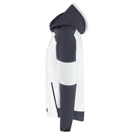 Tricorp Workwear Bicolor Redefined Jassen 406118 Softshell Capuchon zwart-antracietgrijs(whiteanthracite)