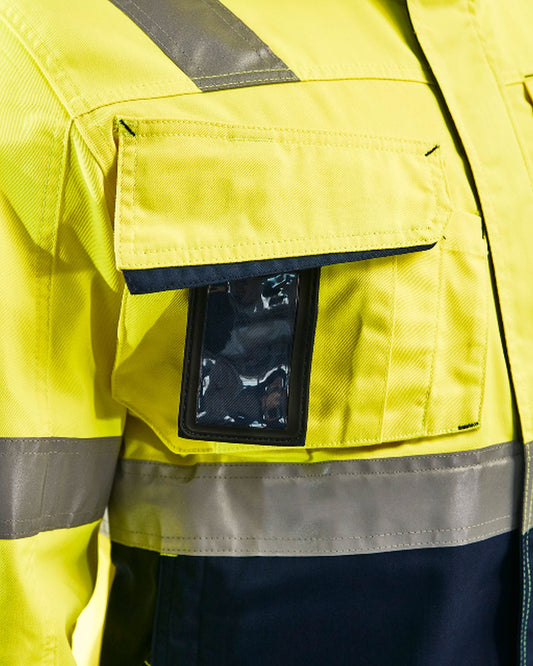 Blaklader Jassen 40641811 HiVis fluo geel-marineblauw(3389)