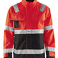 Blaklader Jassen 40641811 HiVis fluo rood-zwart(5599)