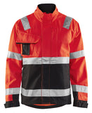 Blaklader Jassen 40641811 HiVis fluo rood-zwart(5599)