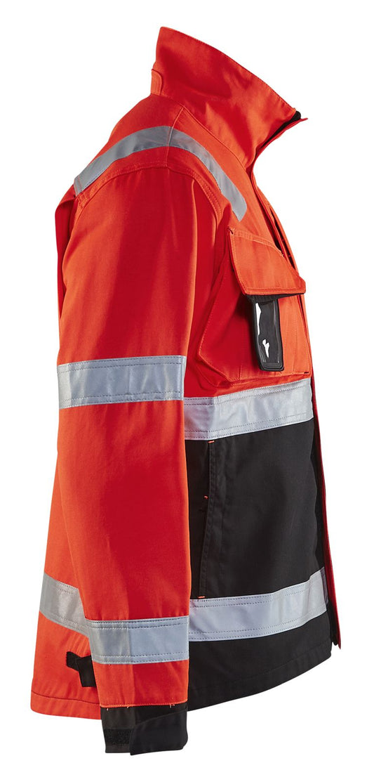 Blaklader Jassen 40641811 HiVis fluo rood-zwart(5599)