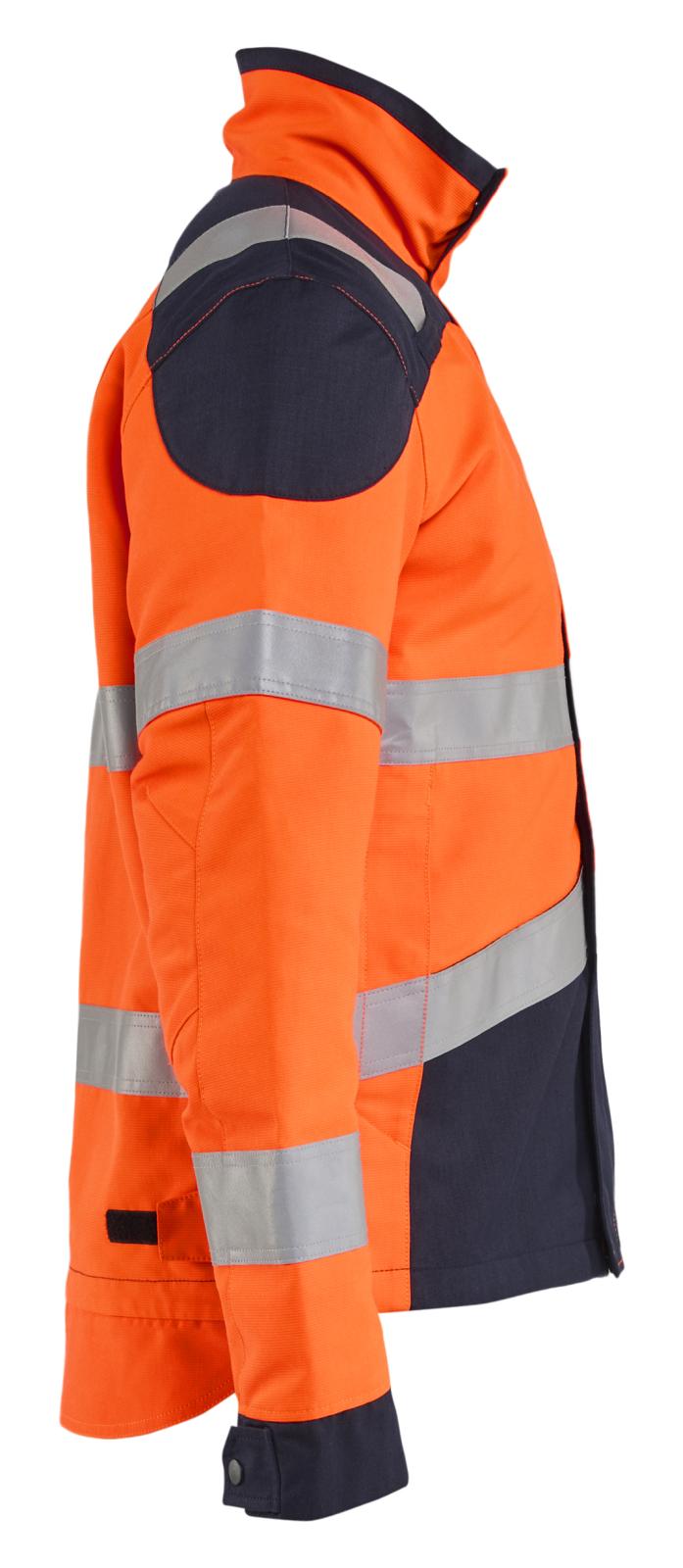 Blaklader Vlamvertragend Multinorm Jack 40891524 inherent vlamwerend HiVis fluo oranje-marineblauw(5389)