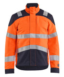 Blaklader Vlamvertragend Multinorm Jack 40891524 inherent vlamwerend HiVis fluo oranje-marineblauw(5389)