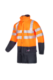 Sioen Jassen Carmaux  fluo oranje-marineblauw