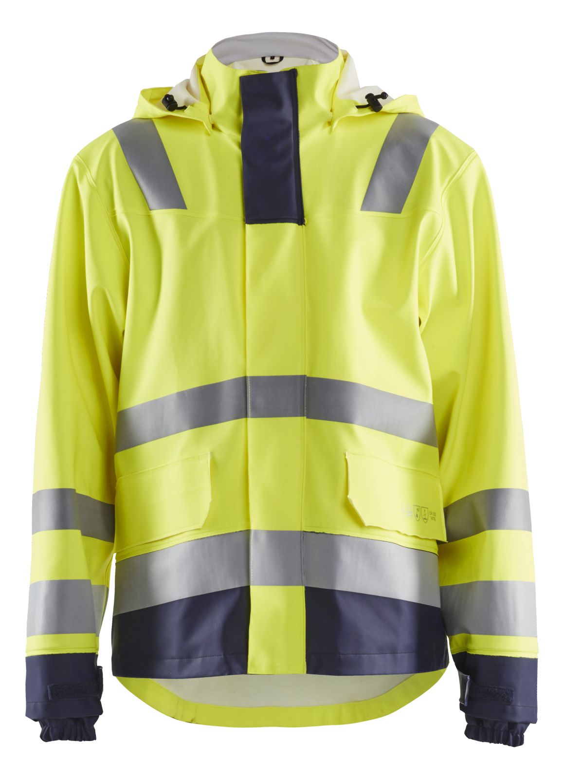 Blaklader jassen 43132022 fluo geel-marineblauw(3389)