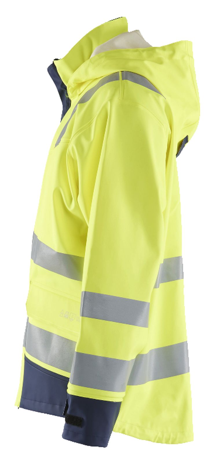 Blaklader jassen 43132022 fluo geel-marineblauw(3389)