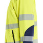 Blaklader High vis Softshell Winterjas 44002513 lichtgewicht softshell HiVis fluo geel-marineblauw(3389)
