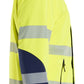 Blaklader High vis Softshell Winterjas 44002513 lichtgewicht softshell HiVis fluo geel-marineblauw(3389)