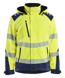 Blaklader High Vis Winterjas 44002513 lichtgewicht softshell HiVis fluo geel-marineblauw(3389)