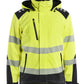Blaklader High vis Winterjas 44002513 lichtgewicht softshell HiVis fluo geel-zwart(3399)