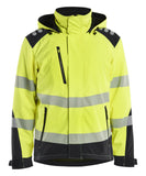 Blaklader High vis Winterjas 44002513 lichtgewicht softshell HiVis fluo geel-zwart(3399)