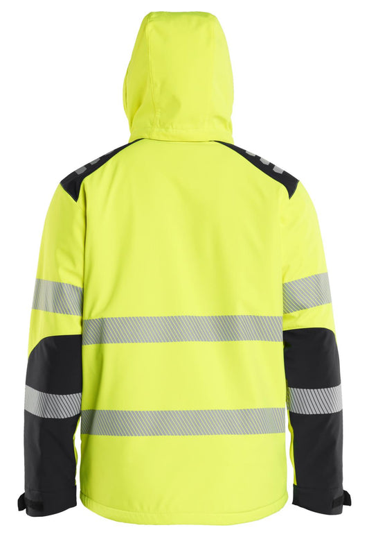 Blaklader High Vis Winterjas 44002513 lichtgewicht softshell HiVis fluo geel-zwart(3399)