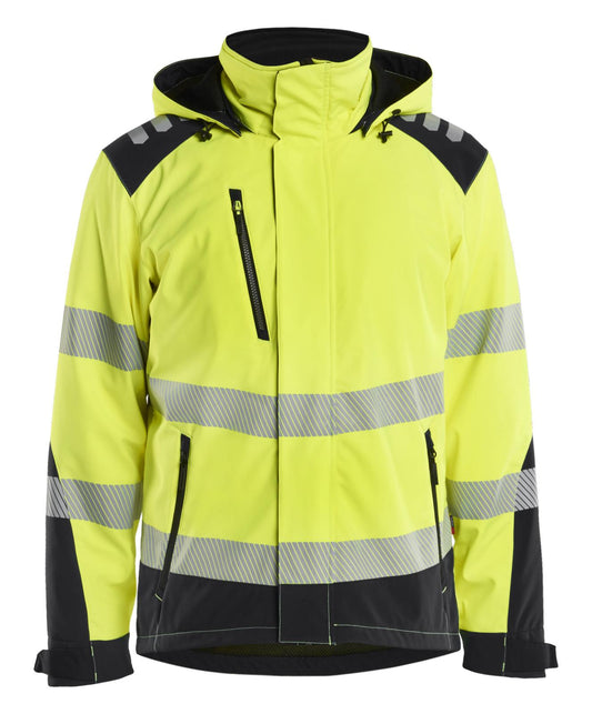 Blaklader High Vis Winterjas 44002513 lichtgewicht softshell HiVis fluo geel-zwart(3399)