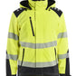 Blaklader High vis Softshell Winterjas 44002513 lichtgewicht softshell HiVis fluo geel-zwart(3399)