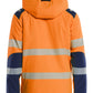 Blaklader High vis Winterjas 44002513 lichtgewicht softshell HiVis fluo oranje-marineblauw(5389)