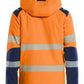 Blaklader High Vis Winterjas 44002513 lichtgewicht softshell HiVis fluo oranje-marineblauw(5389)