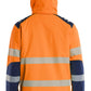 Blaklader High Vis Winterjas 44002513 lichtgewicht softshell HiVis fluo oranje-marineblauw(5389)