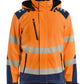 Blaklader High Vis Winterjas 44002513 lichtgewicht softshell HiVis fluo oranje-marineblauw(5389)