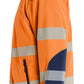 Blaklader High Vis Winterjas 44002513 lichtgewicht softshell HiVis fluo oranje-marineblauw(5389)