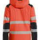 Blaklader High Vis Winterjas 44002513 lichtgewicht softshell HiVis fluo rood-zwart(5599)