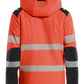 Blaklader High vis Winterjas 44002513 lichtgewicht softshell HiVis fluo rood-zwart(5599)