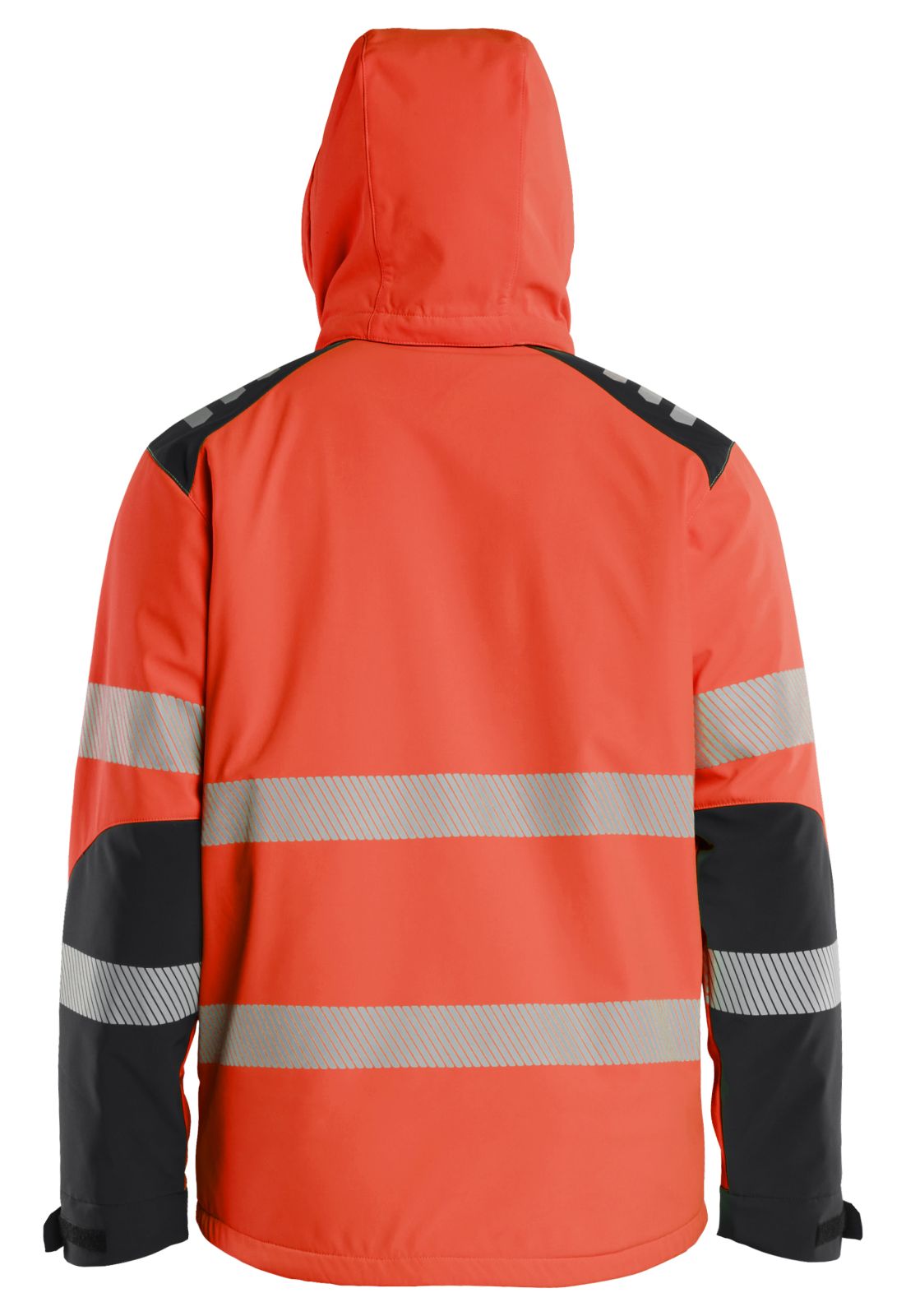 Blaklader High vis Softshell Winterjas 44002513 lichtgewicht softshell HiVis fluo rood-zwart(5599)