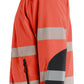Blaklader High vis Softshell Winterjas 44002513 lichtgewicht softshell HiVis fluo rood-zwart(5599)