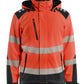 Blaklader High Vis Winterjas 44002513 lichtgewicht softshell HiVis fluo rood-zwart(5599)