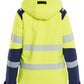 Blaklader High Vis Dames jassen 44012513 lichtgewicht softshell HiVis fluo geel-marineblauw(3389)